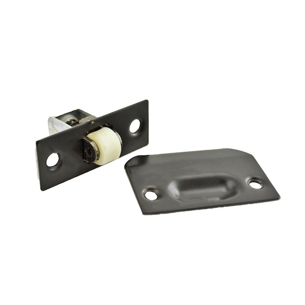 Ives Commercial Solid Brass Adjustable Roller Catch with Full Lip Strike Oil Rubbed Bronze Finish 335B10B - main